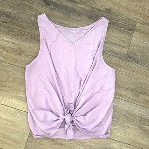 Lululemon lilac twist front top